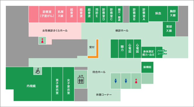 フロアのご案内